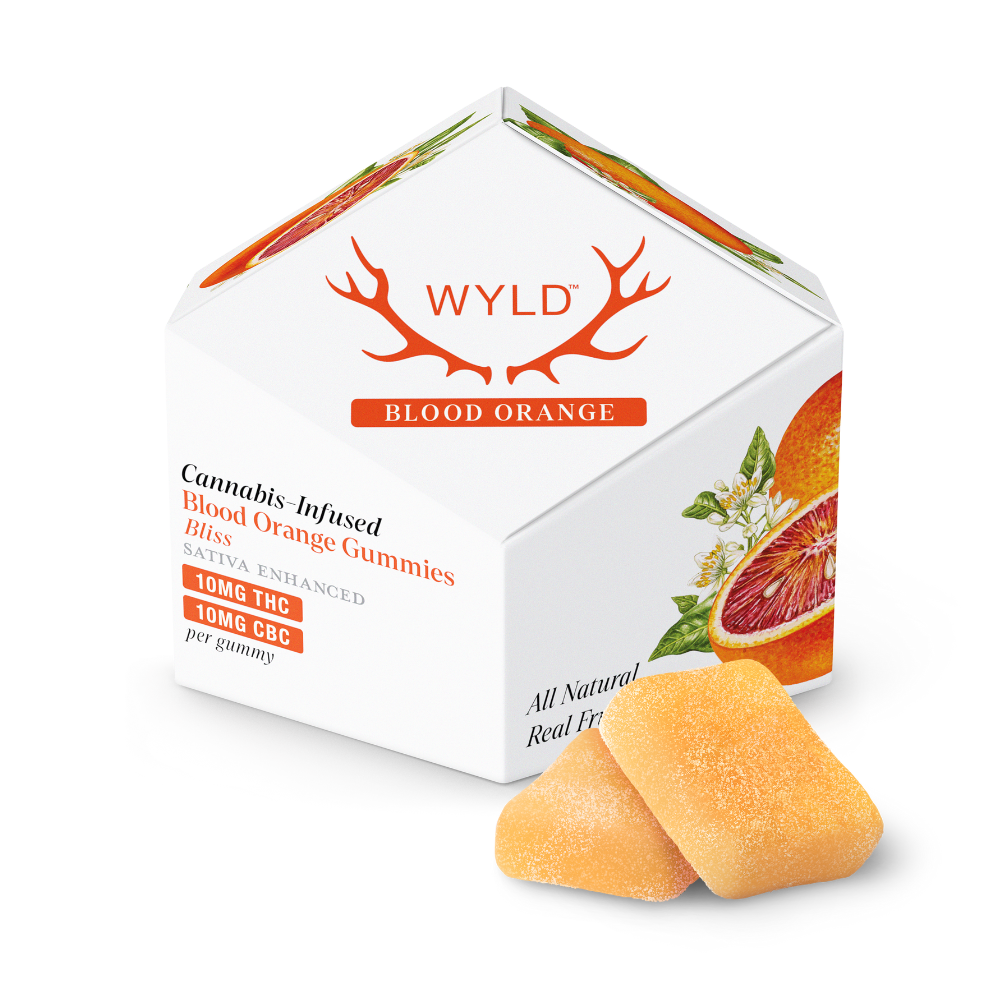 Blood Orange 1:1 CBC + Sativa Enhanced Gummies | 100mg THC:100mg CBC product photo
