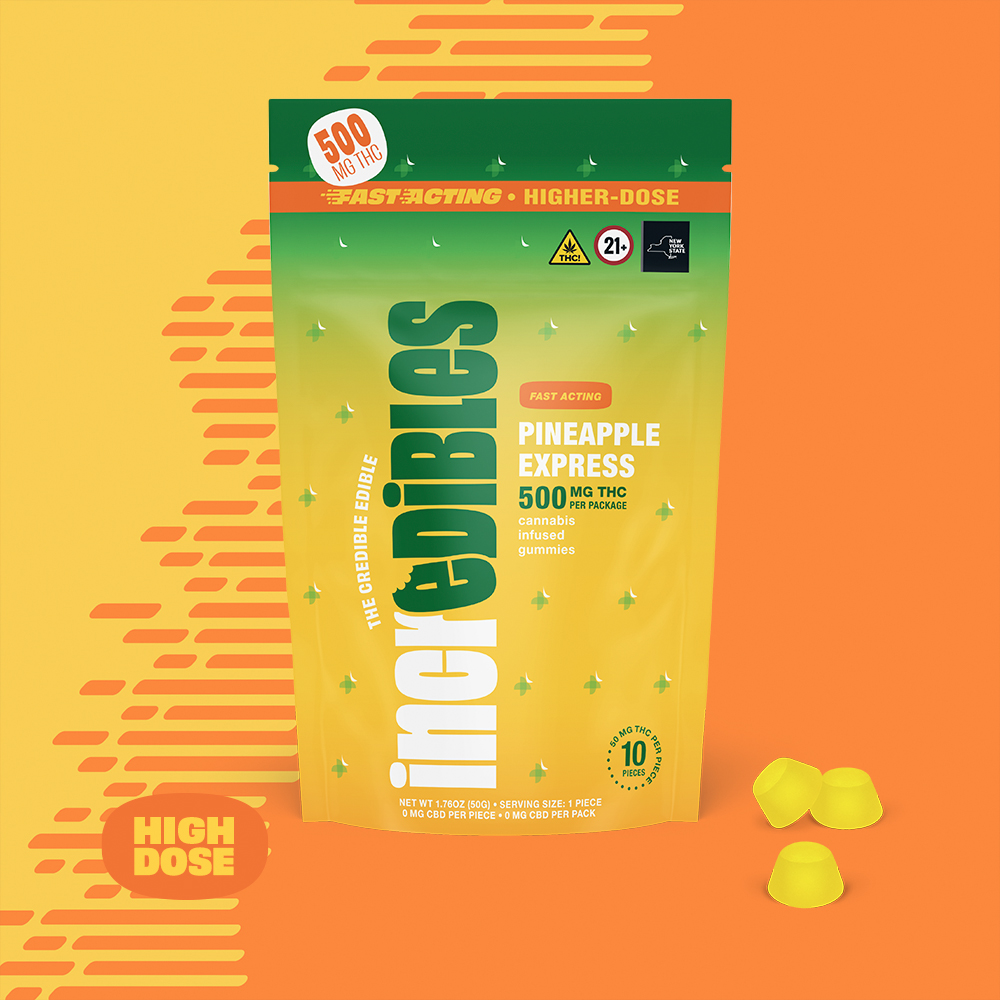 High Dose Fast-Acting Pineapple Express [10pk] (500mg)-active