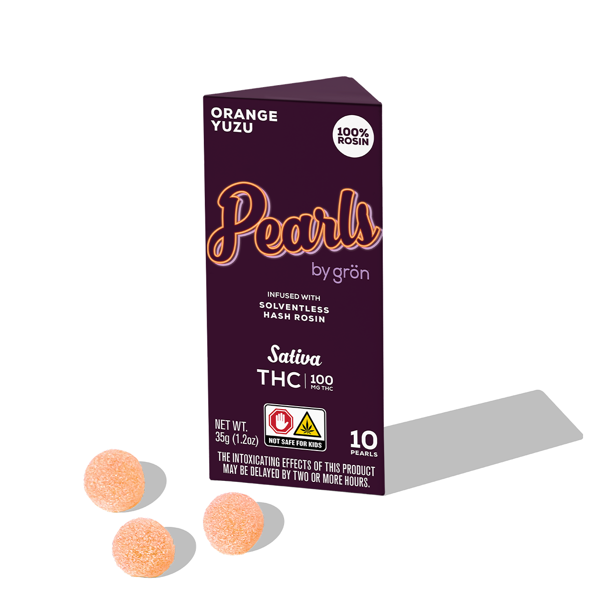 Orange Yuzu Pearls