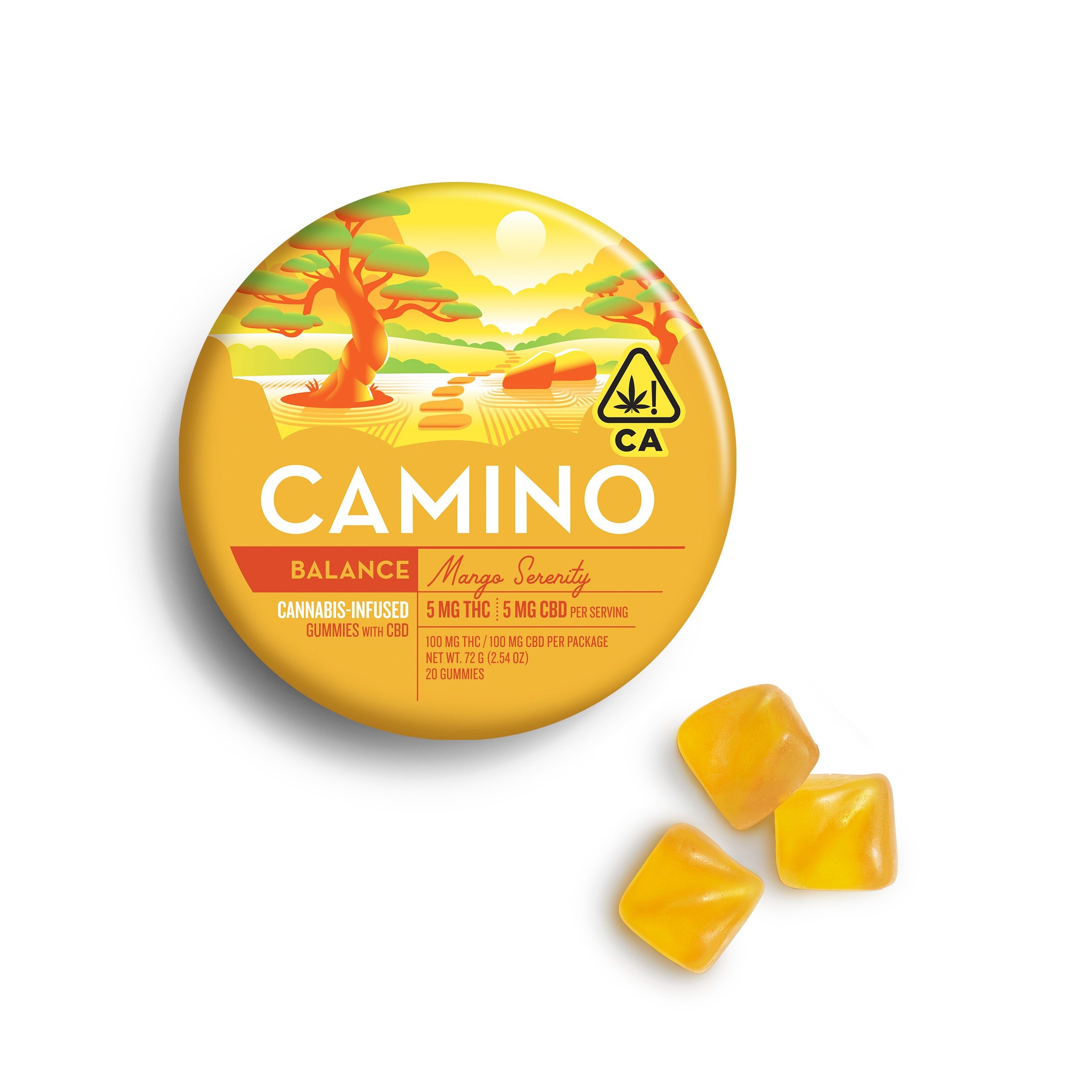 Product 1:1 'Balance' Mango Serenity [20pk] (100mg CBD/100mg THC)