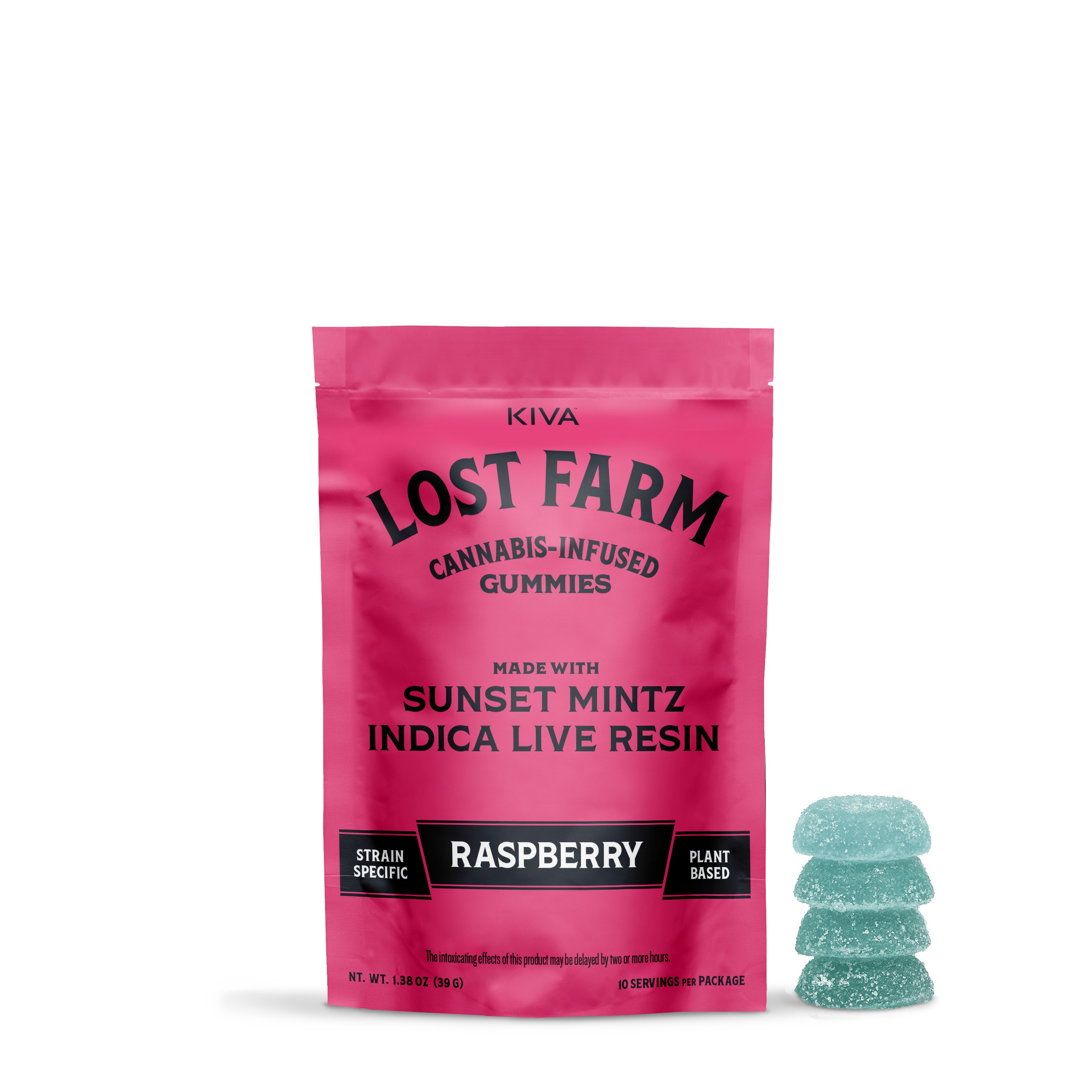 Lost Farm Raspberry x Sunset Mintz [10pk] (100mg) Cannabis for