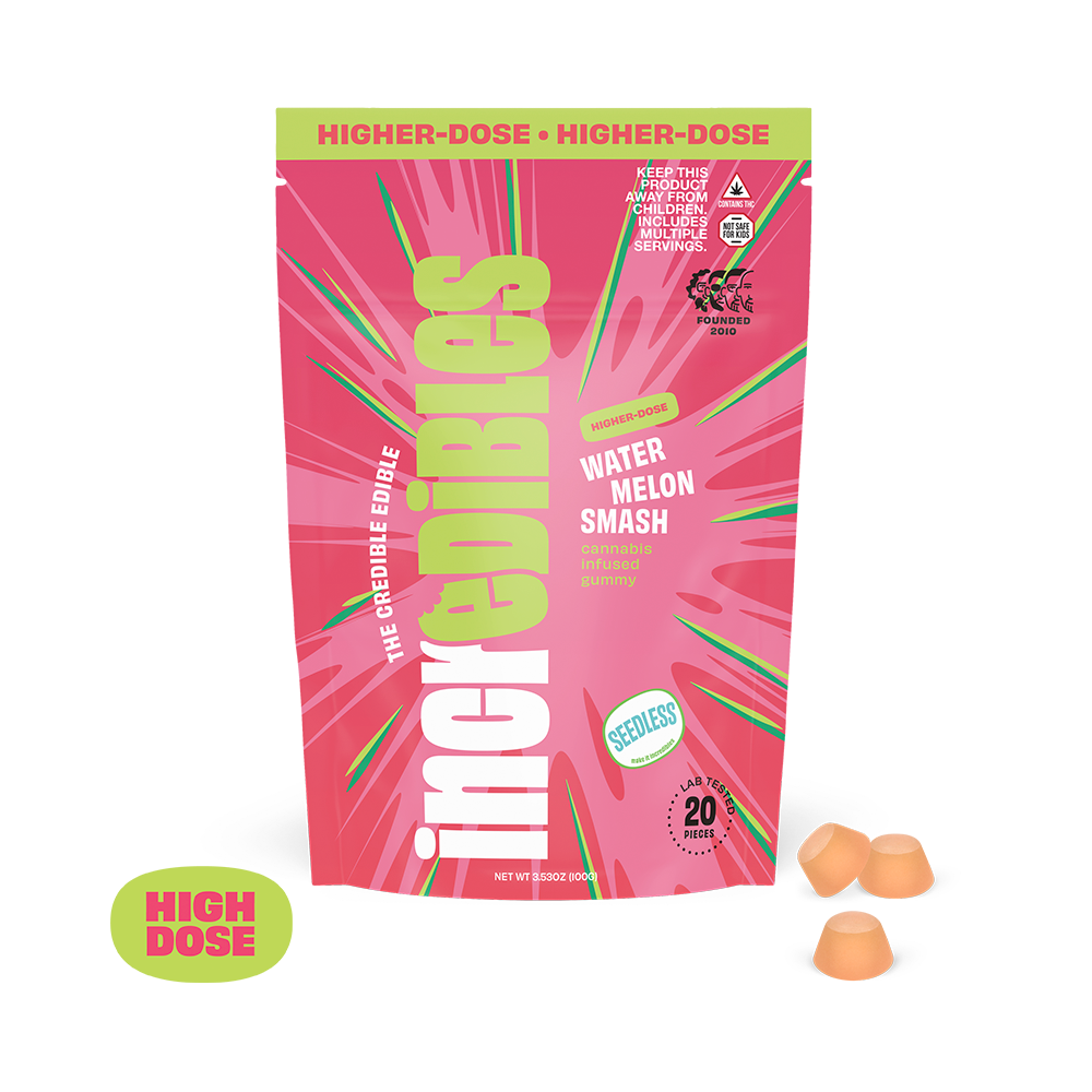 Watermelon Smash High Dose [20pk] (500mg THC)-active